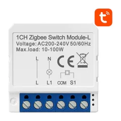 AVATTO LZWSM16-W1 Zigbee kapcsolóaktor UP | 1 kimenetes