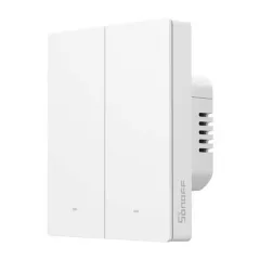   SONOFF M5-2C-80W Matter tapintásérzékelő UP | 2-csatornás | matt fehér | 86x71 mm