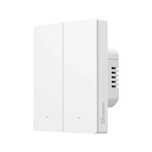 SONOFF M5-2C-80W Matter tapintásérzékelő UP | 2-csatornás | matt fehér | 86x71 mm