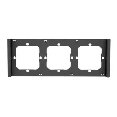  SONOFF M5-3C-80-F kombinált keret tapintásérzékelőkhöz | 3-as | matt fekete | 80x80 mm