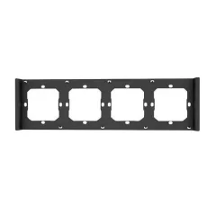  SONOFF M5-4C-80-F kombinált keret tapintásérzékelőkhöz | 4-csatornás | matt fekete | 86x71 mm