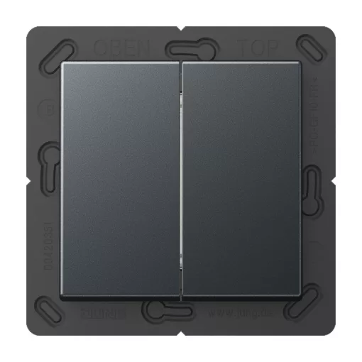 JUNG MATA595ANM Matter Taster Serie AS/A | 2-es/4-es | antracit matt