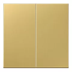   JUNG ME102C KNX-Wippe F10 Serie LS | 2-fach | messing classic