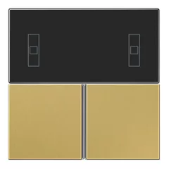   JUNG ME4093TSAC F40 gombkészlet LS sorozat | kompakt szobavezérlőhöz | sárgaréz classic