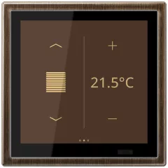   JUNG ME459D1SAT KNX szobavezérlő LS TOUCH | LS 990 | antik sárgaréz