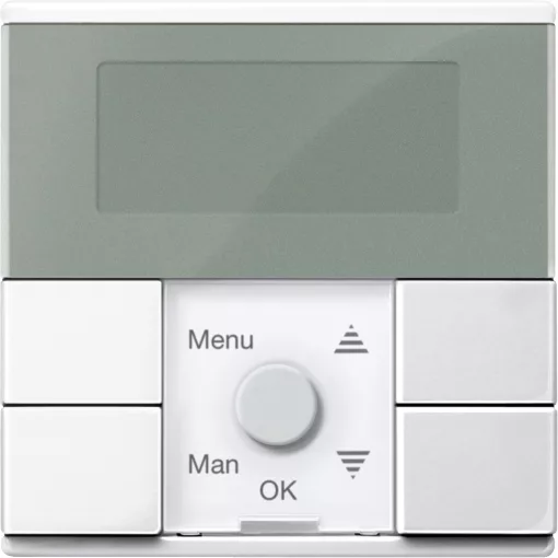 MERTEN MEG5755-0319 KNX időkapcsoló óra System M | 5 gombos | fényes poláris fehér