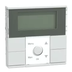   MERTEN MEG5755-0325 KNX időkapcsoló óra System M | 5 gombos | fényes aktívfehér