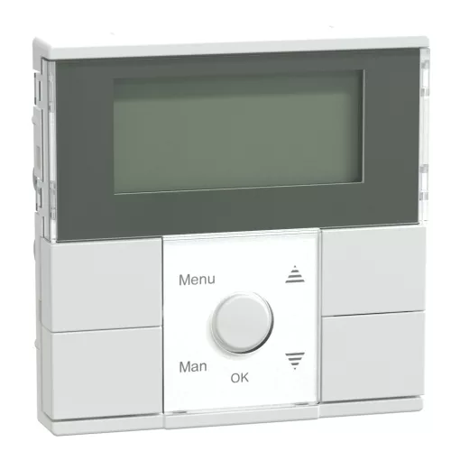 MERTEN MEG5755-0325 KNX időkapcsoló óra System M | 5 gombos | fényes aktívfehér