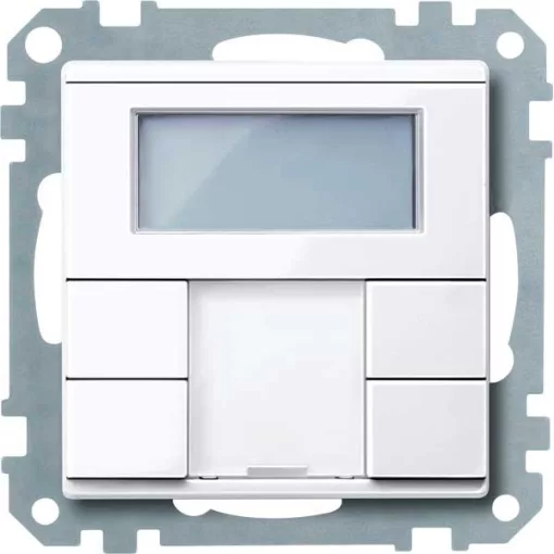 MERTEN MEG6212-0325 KNX tapintásérzékelő Plus System M | 2-csatornás, termosztát | fényes aktívfehér