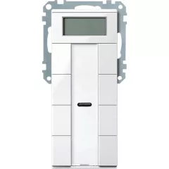   MERTEN MEG6214-0319 KNX tapintásérzékelő Plus System M | 4-csatornás, termosztát | poláris fehér fényes