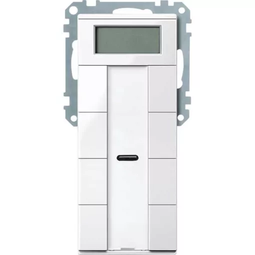 MERTEN MEG6214-0319 KNX tapintásérzékelő Plus System M | 4-csatornás, termosztát | poláris fehér fényes