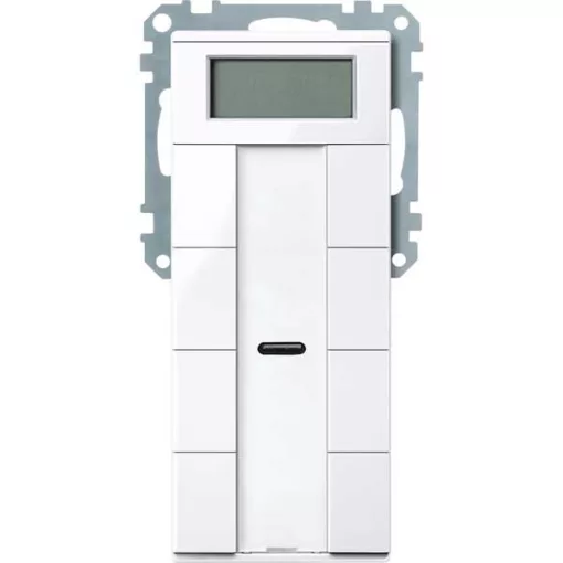 MERTEN MEG6214-0325 KNX tapintásérzékelő Plus System M | 4-csatornás, helyiség-hőmérsékletszabályozó | fényes aktívfehér