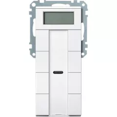   MERTEN MEG6214-0419 KNX tapintásérzékelő Plus System M | 4-csatornás, szobahőmérséklet-szabályozó | poláris fehér