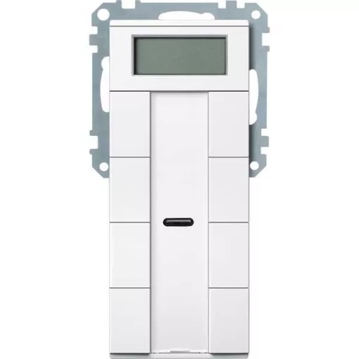 MERTEN MEG6214-0419 KNX tapintásérzékelő Plus System M | 4-csatornás, szobahőmérséklet-szabályozó | poláris fehér