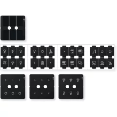   MERTEN MEG6270-0010 Fóliacsomag System M | KNX tapintásérzékelő Pro-hoz | fekete