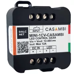   DALCNET MINI-1CV-CASAMBI LED-dimmaktor CV | 1 csatornás, 10 A, UP