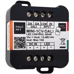   DALCNET MINI-1CV-DALI DALI-LED-dimmaktor CV | 1 kimenetes, 10 A, UP