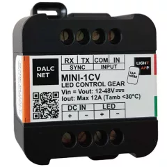   DALCNET MINI-1CV dimmaktor 0-10 V CV | 1 kimenetes, 10 A, UP, App-pal