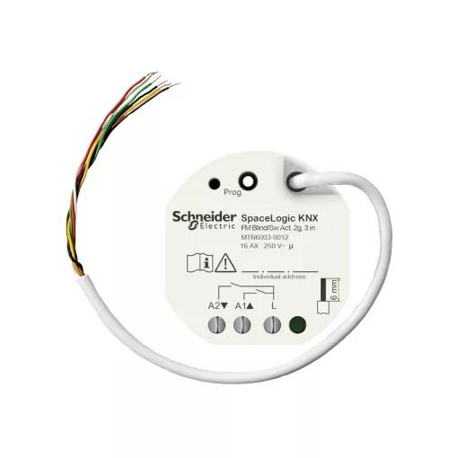 SCHNEIDER MTN6003-0012 KNX kapcsolóaktor UP | 2 kimenetes, 3 bináris bemenet