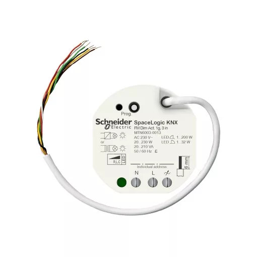 SCHNEIDER MTN6003-0013 KNX dimmaktor UP | 1 kimenetes, 3 bináris bemenet