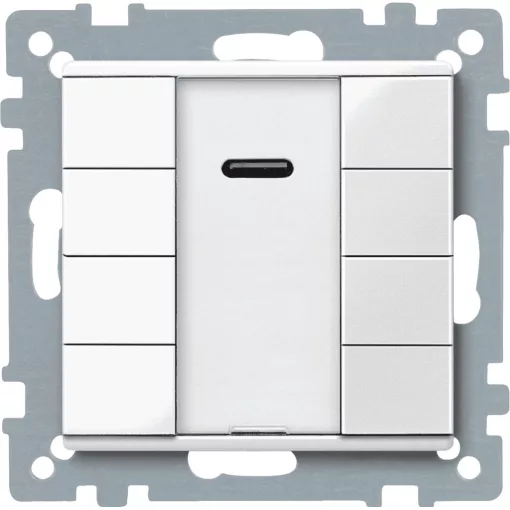 SCHNEIDER MTN617519 Taster plus System M | 4-fach, IR-vevő | poláris fehér fényes