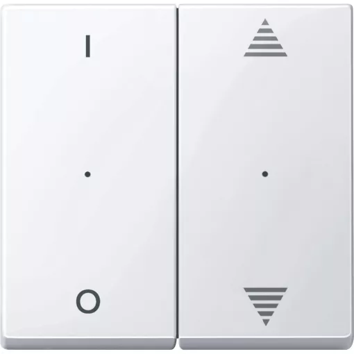 SCHNEIDER MTN619525 feliratozható billenő lap érintőmodul-hoz System M | 2-es, I/O, nyilak | aktívfehér fényes