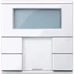   SCHNEIDER MTN6212-0325 Taster plus System M | 2-es, helyiséghőmérséklet-szabályozó | fényes aktívfehér