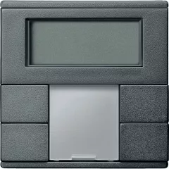   SCHNEIDER MTN6212-0414 Taster plus System M | 2-es, helyiséghőmérséklet-szabályozó | antracit
