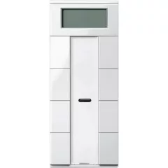   SCHNEIDER MTN6214-0319 Taster plus System M | 4-gombos, helyiség-hőmérsékletszabályozó | sarki fehér fényes