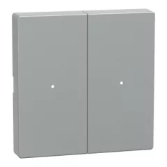   SCHNEIDER MTN625260 billenő lap tastermodulhoz System M | 2-fach | alumínium
