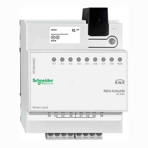 SCHNEIDER MTN644692 KNX bináris bemenet | 8-csatornás, 230 V