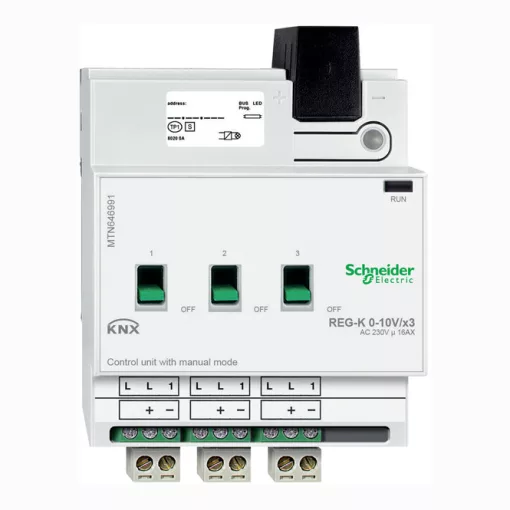 SCHNEIDER MTN646991 KNX dimmaktor 0-10 V | 3 kimenetes