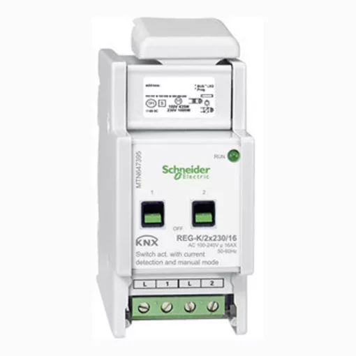 SCHNEIDER MTN647395 KNX kapcsolóaktor | 2 kimenetes áramfelismeréssel