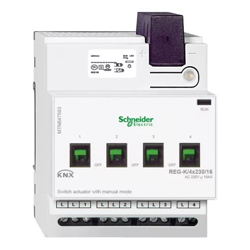 SCHNEIDER MTN647593 KNX kapcsolóaktor | 4 kimenetes