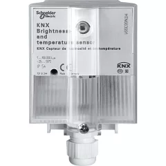   SCHNEIDER MTN663991 KNX Fényerő- és hőmérsékletérzékelő | Standard | világosszürke