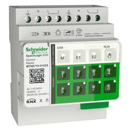 SCHNEIDER MTN6710-0102S KNX dimmaktor | 2 kimenetes, Master, Secure