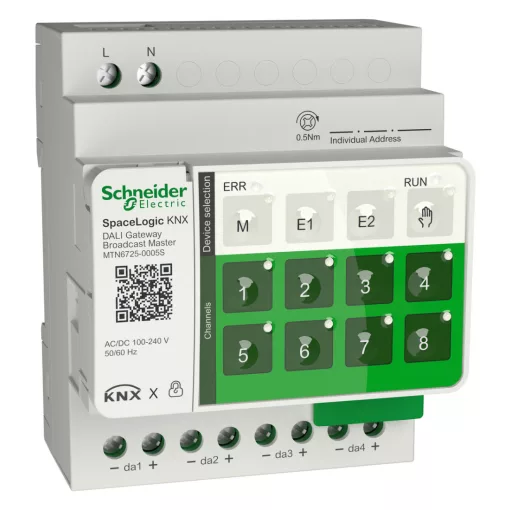 SCHNEIDER MTN6725-0005S KNX Secure DALI Broadcast Gateway | Master