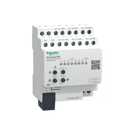 SCHNEIDER MTN6730-0002 KNX fűtésaktor | 6 kimenetes