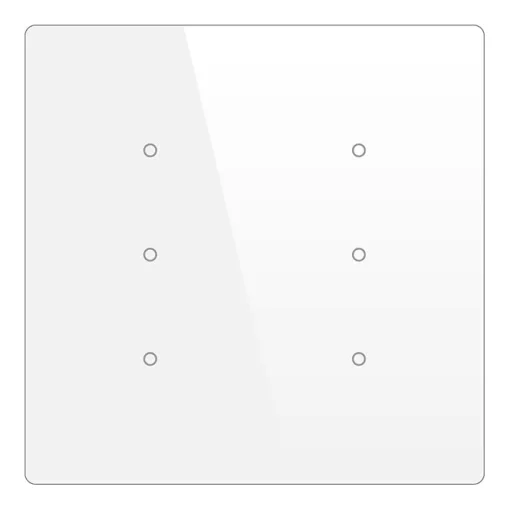BESKNX Cubik-SQ6 Basic KNX tapintásérzékelő Cubik-SQ basic | 6-csatornás | fehér