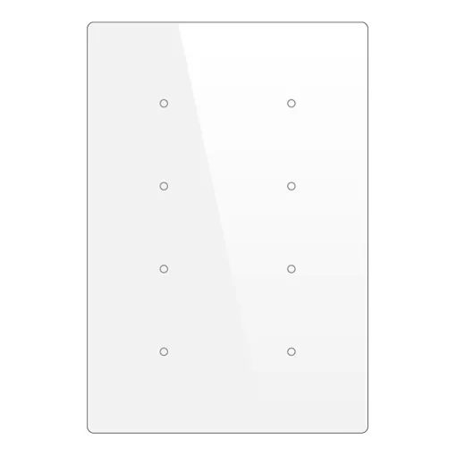 MDT PL228100 KNX tapintásérzékelő Cubik-V design | 8-csatornás | fehér
