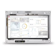   PEAKNX PNX12-20002.05 Control 12 előlap üveg | fehér, PEAKnx logó nélkül