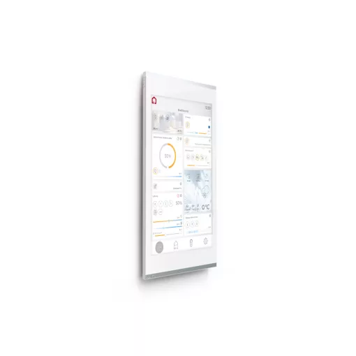 PEAKNX PNX13-10002.02 Touchpanel Controlmicro | PoE | ezüst/fehér | 8 hüvelyk