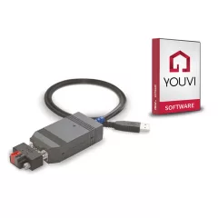   PEAKNX PNX21-10006 USB-Connector | inkl. YOUVI Basic és KNX-WAGO-Adapter