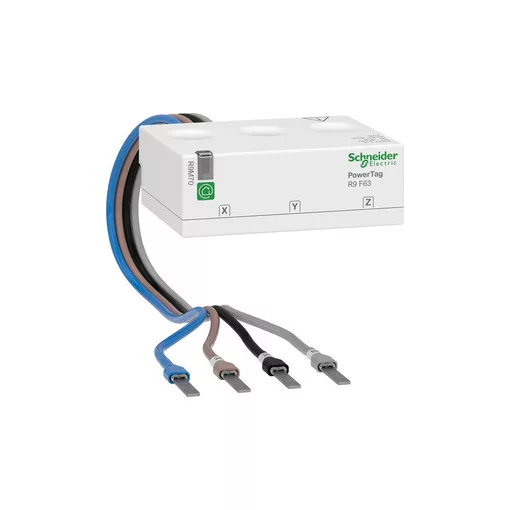 SCHNEIDER R9M70 Resi9 PowerTag Wiserhez | 3P+N, flexkábel