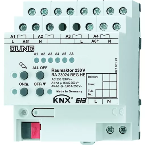 JUNG RA23024REGHE KNX helyiségaktor | 230 V