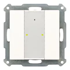   MDT RF-TA55A2.01 KNX RF tapintásérzékelő | 2-csatornás | tiszta fehér fényes
