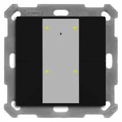   MDT RF-TA55A406.01 KNX-RF nyomógomb | 4-csatornás | matt fekete