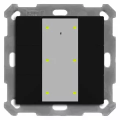   MDT RF-TA55A606.01 KNX-RF-tapintásérzékelő | 6-os | matt fekete