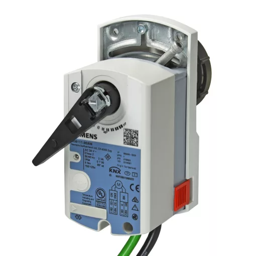 SIEMENS S55499-D207 KNX elektromotoros forgáshajtás | szabályozó gömbcsapokhoz DN50-ig