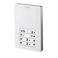   SIEMENS S55624-H107 KNX szobahőmérséklet-szabályozó | érintőgombokkal | fehér